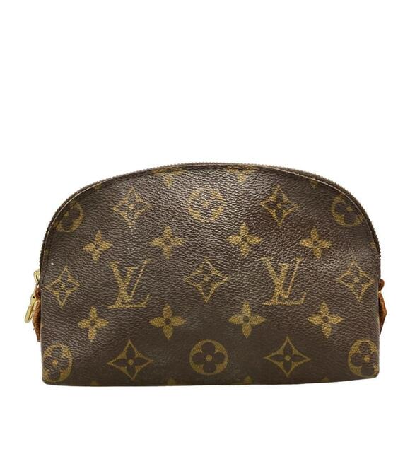 Louis Vuitton Handbags - Louis Vuitton Pouch Pochette Cosmetic Monogram Canvas Leather Brown